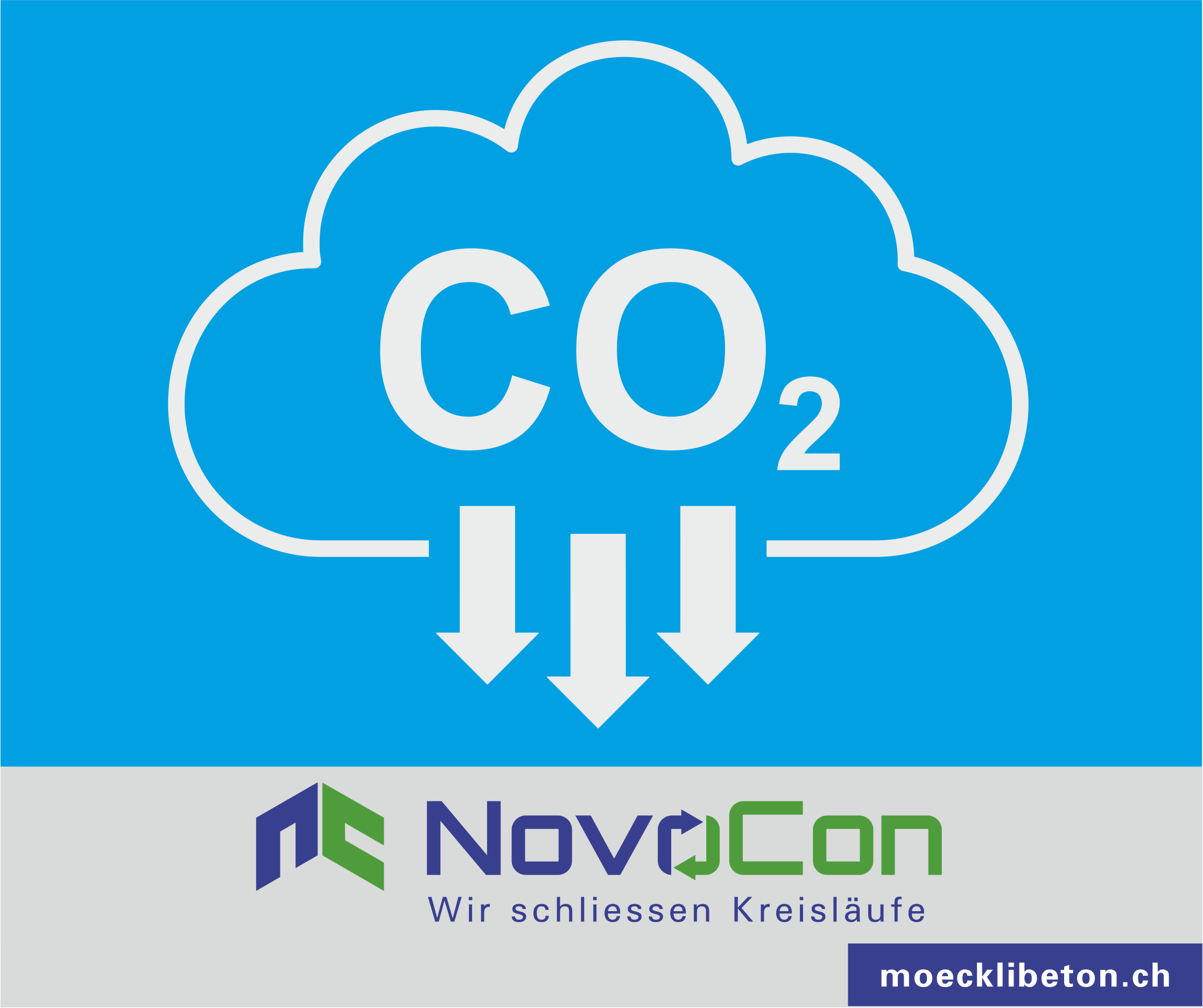 Recyclingbeton NovoCon mit CO2 Speicherung